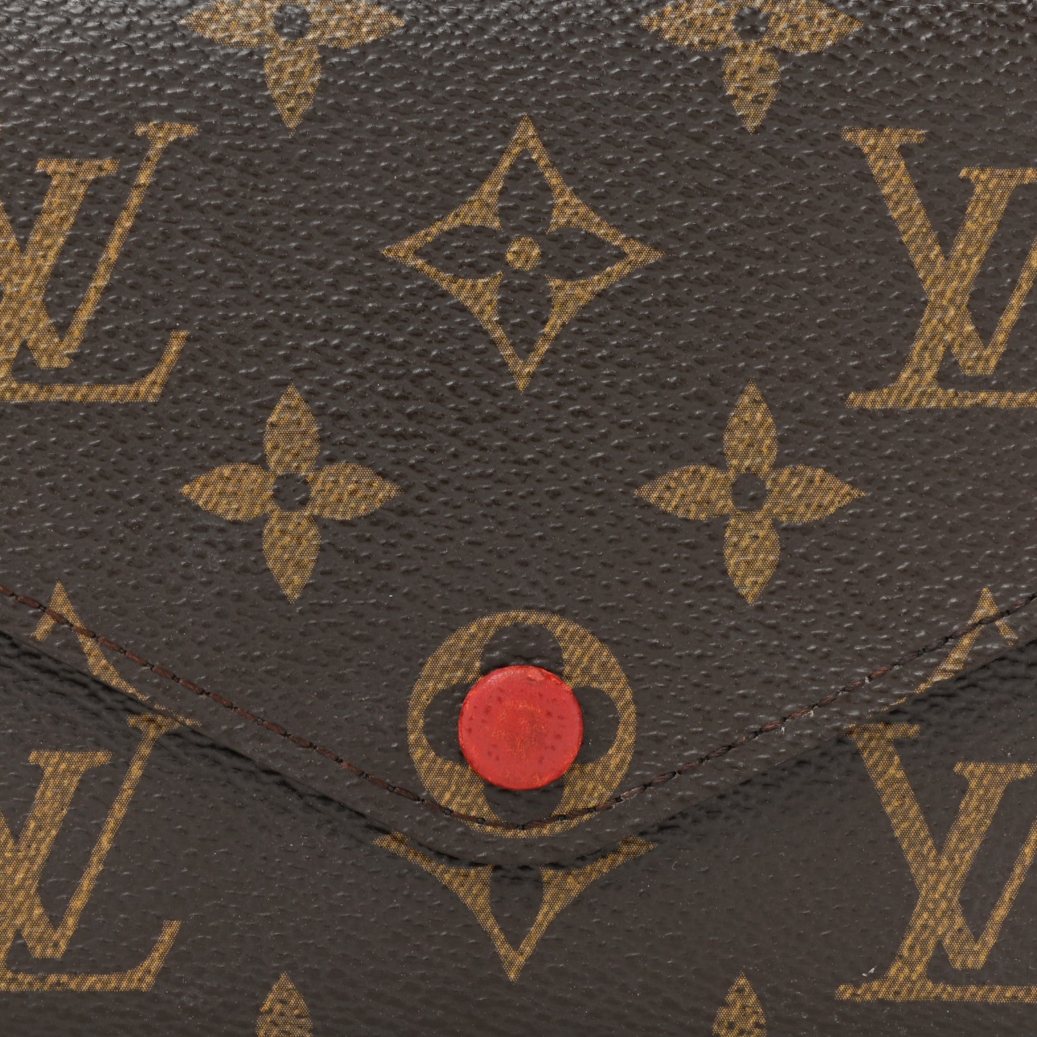 Louis Vuitton Monogram Josephine Wallet Red 9 of 12