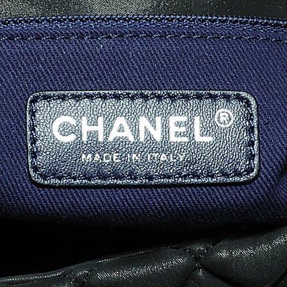Chanel Iridescent Calfskin Small New Bubble Flap Anthracite 3 of 8