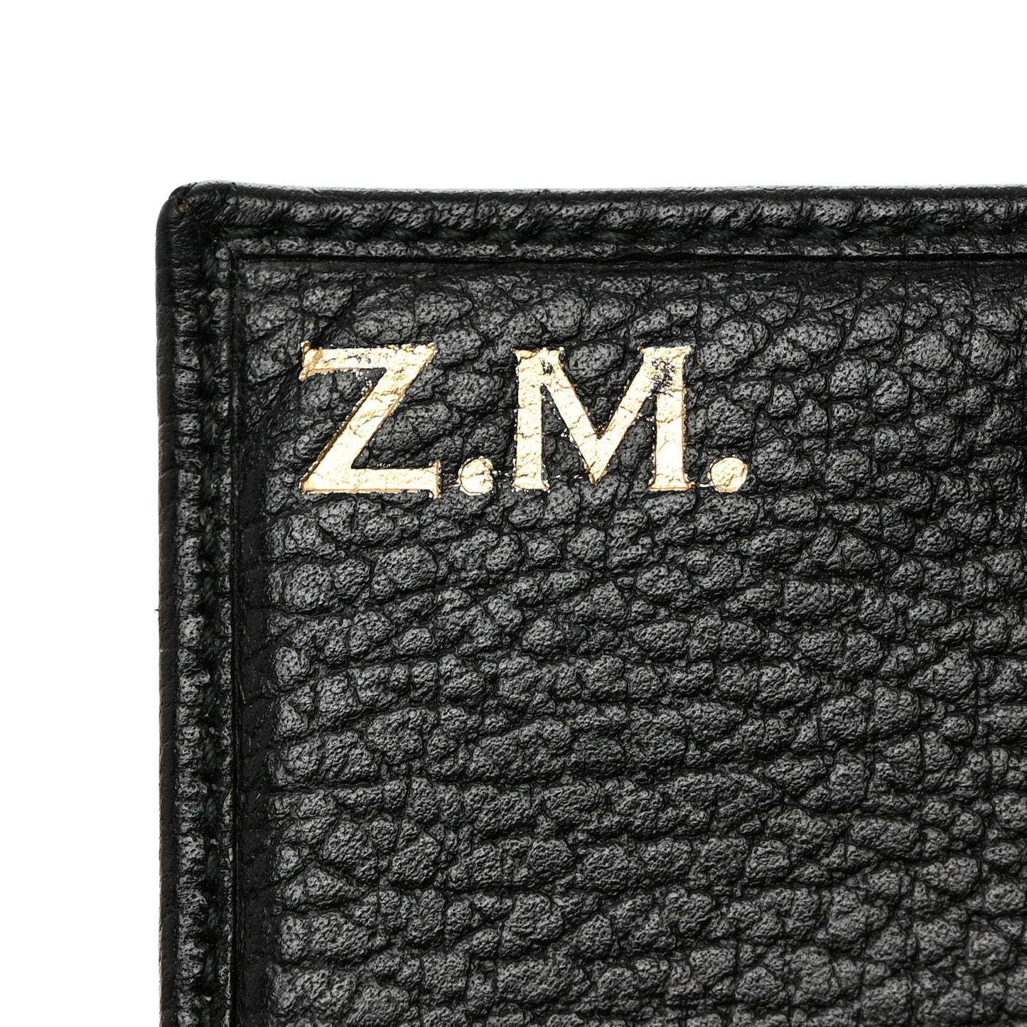 Pebbled Calfskin GG Marmont Card Case Black
