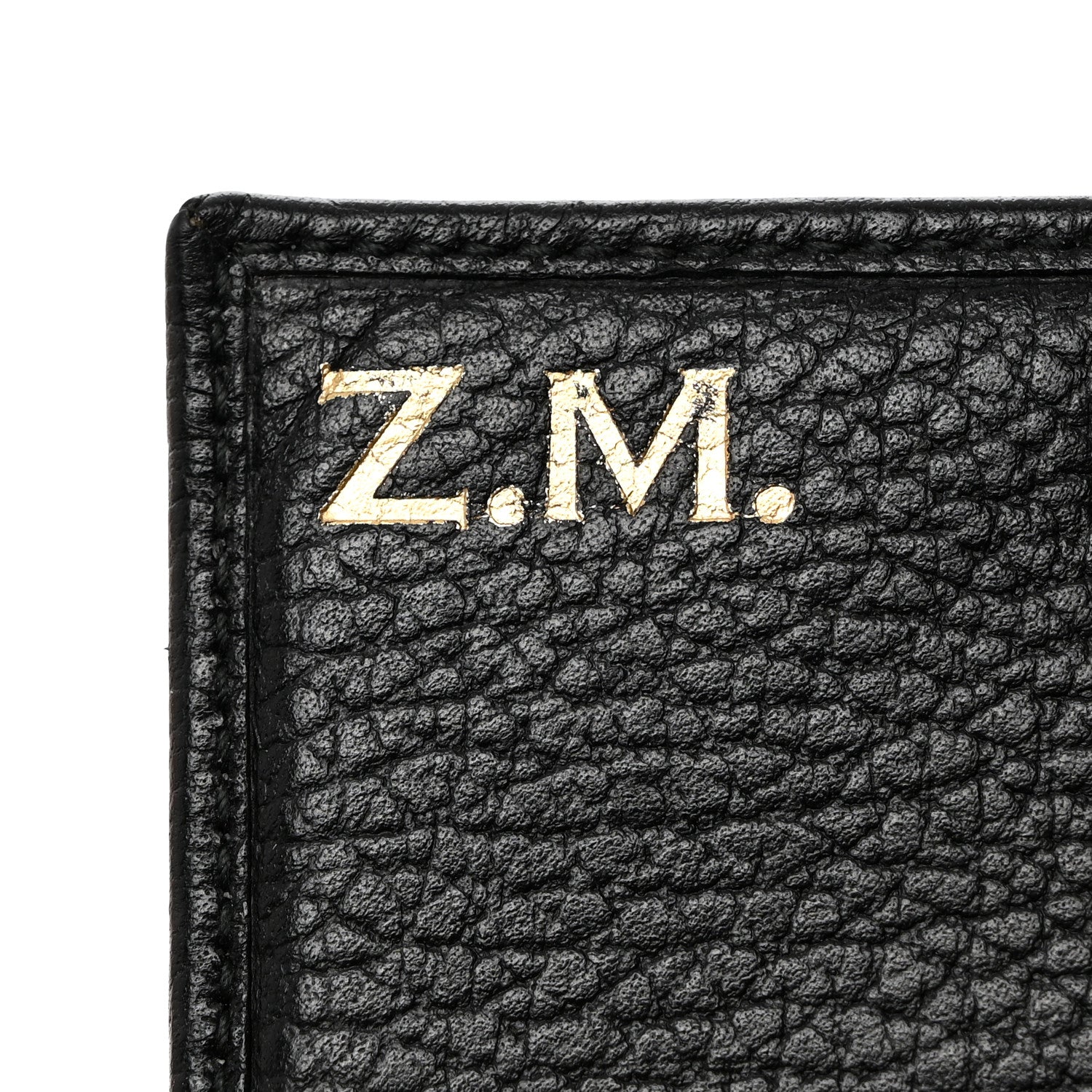 Gucci Pebbled Calfskin GG Marmont Card Case Black 8 of 9