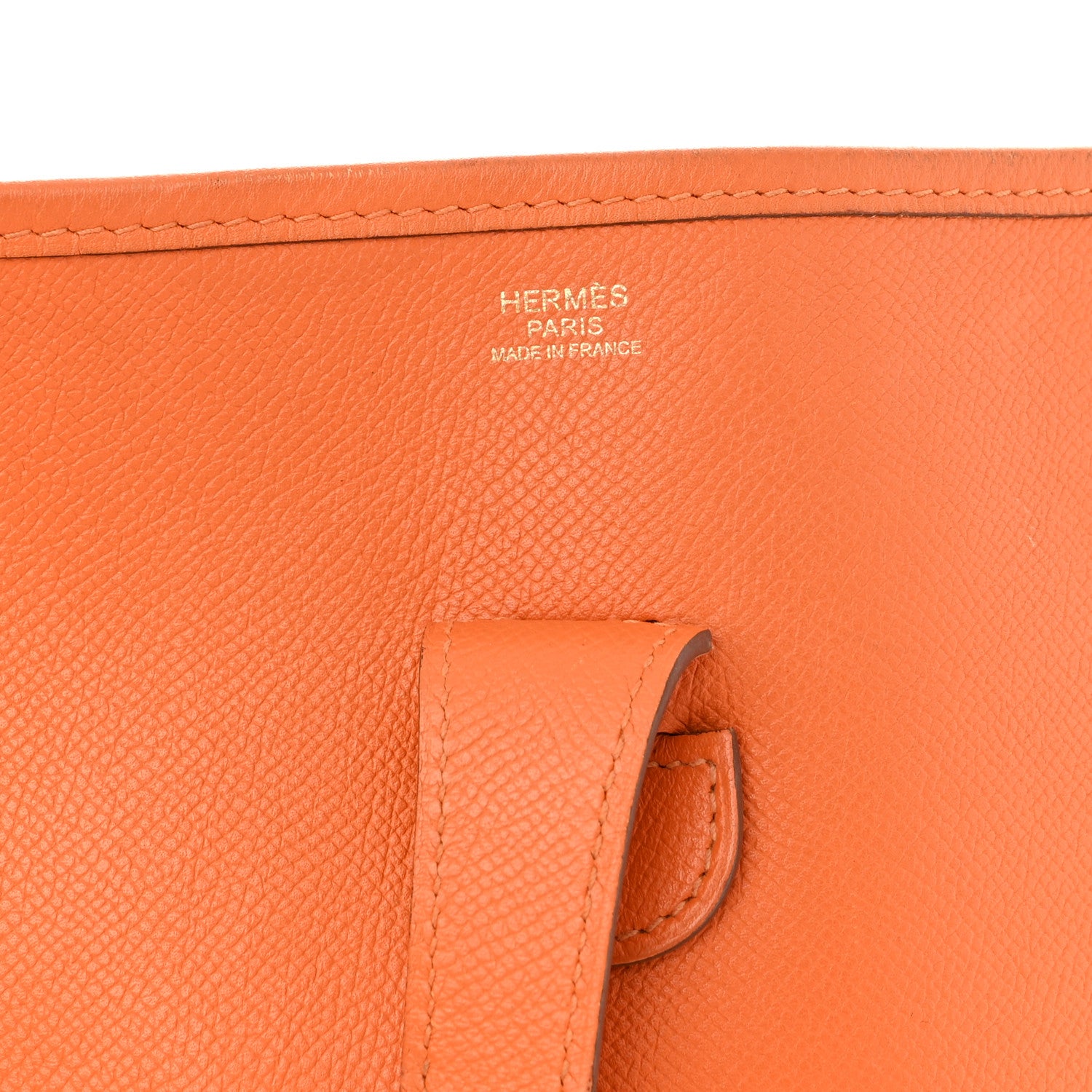 Hermes Epsom Evelyne III GM Orange 6 of 21