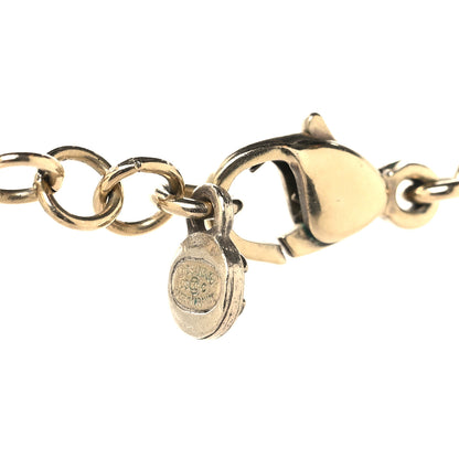 Chanel Crystal Heart CC Necklace Gold 4 of 5