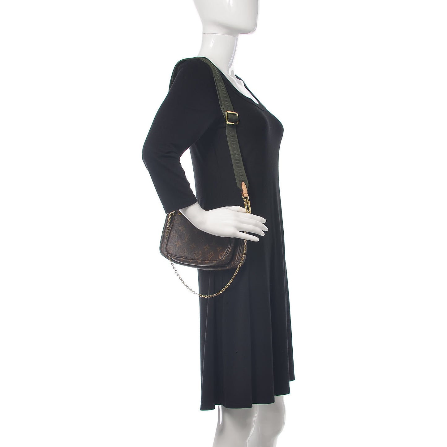 Monogram Multi Pochette Accessories Kaki