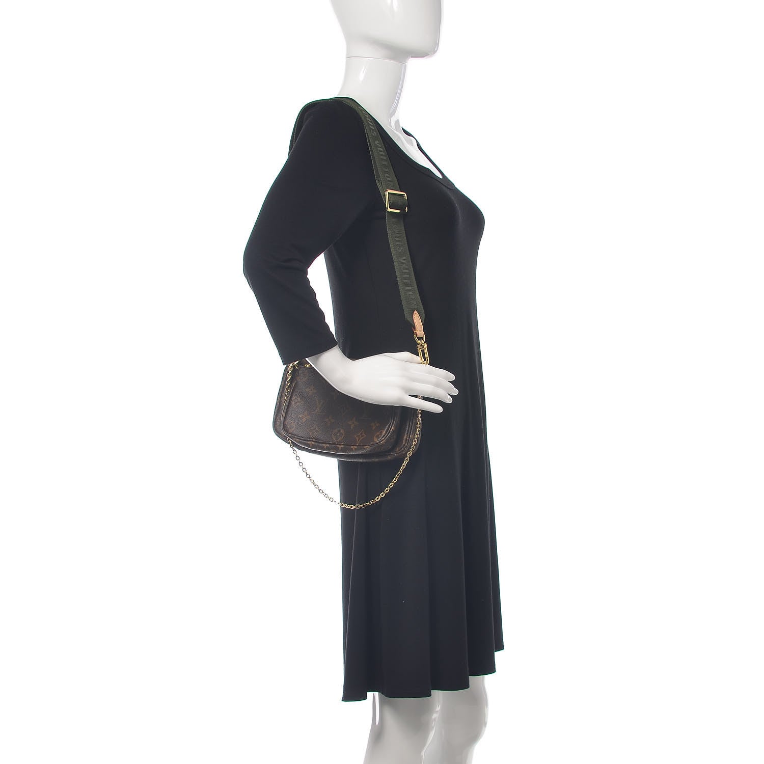 Louis Vuitton Monogram Multi Pochette Accessories Kaki 2 of 16