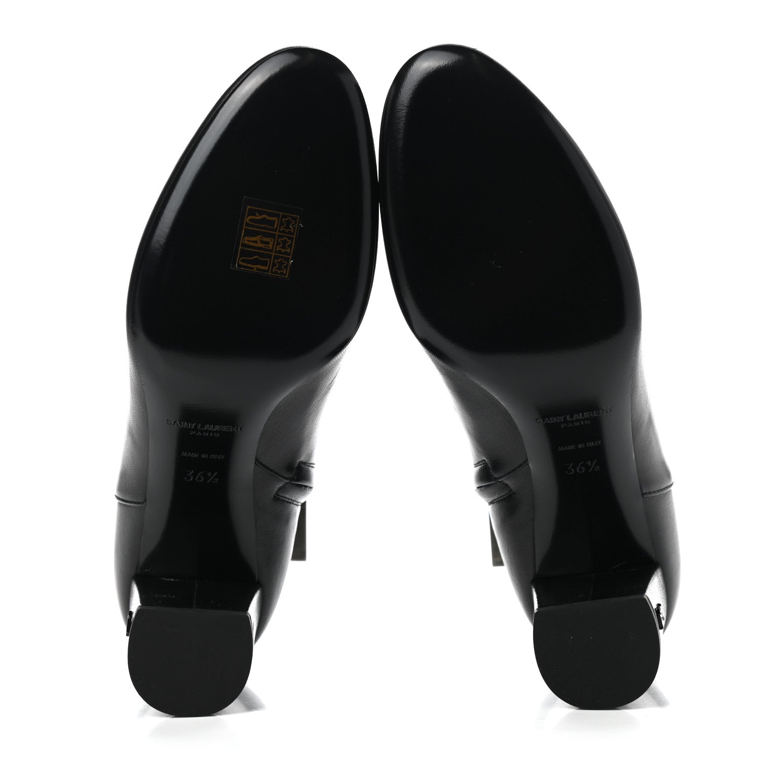 Saint Laurent Nappa Loulou Ankle Zip Boot 36.5 Black 5 of 16