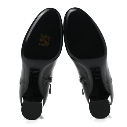 Saint Laurent Nappa Loulou Ankle Zip Boot 36.5 Black 5 of 16