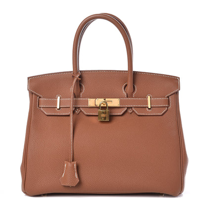 Hermes Togo Birkin 30 Gold 1 of 39