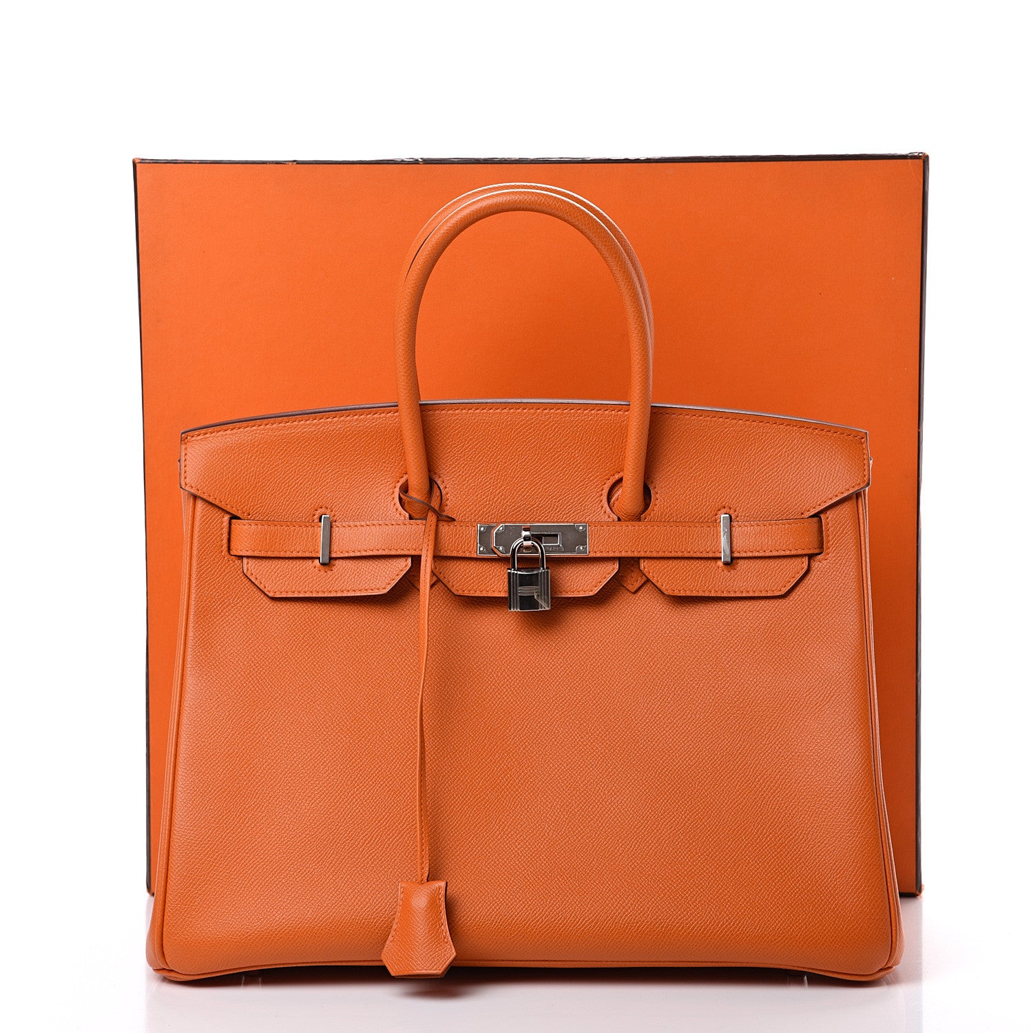 Hermes Epsom Birkin 35 Orange 13 of 13