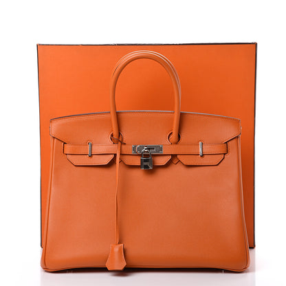 Hermes Epsom Birkin 35 Orange 13 of 13