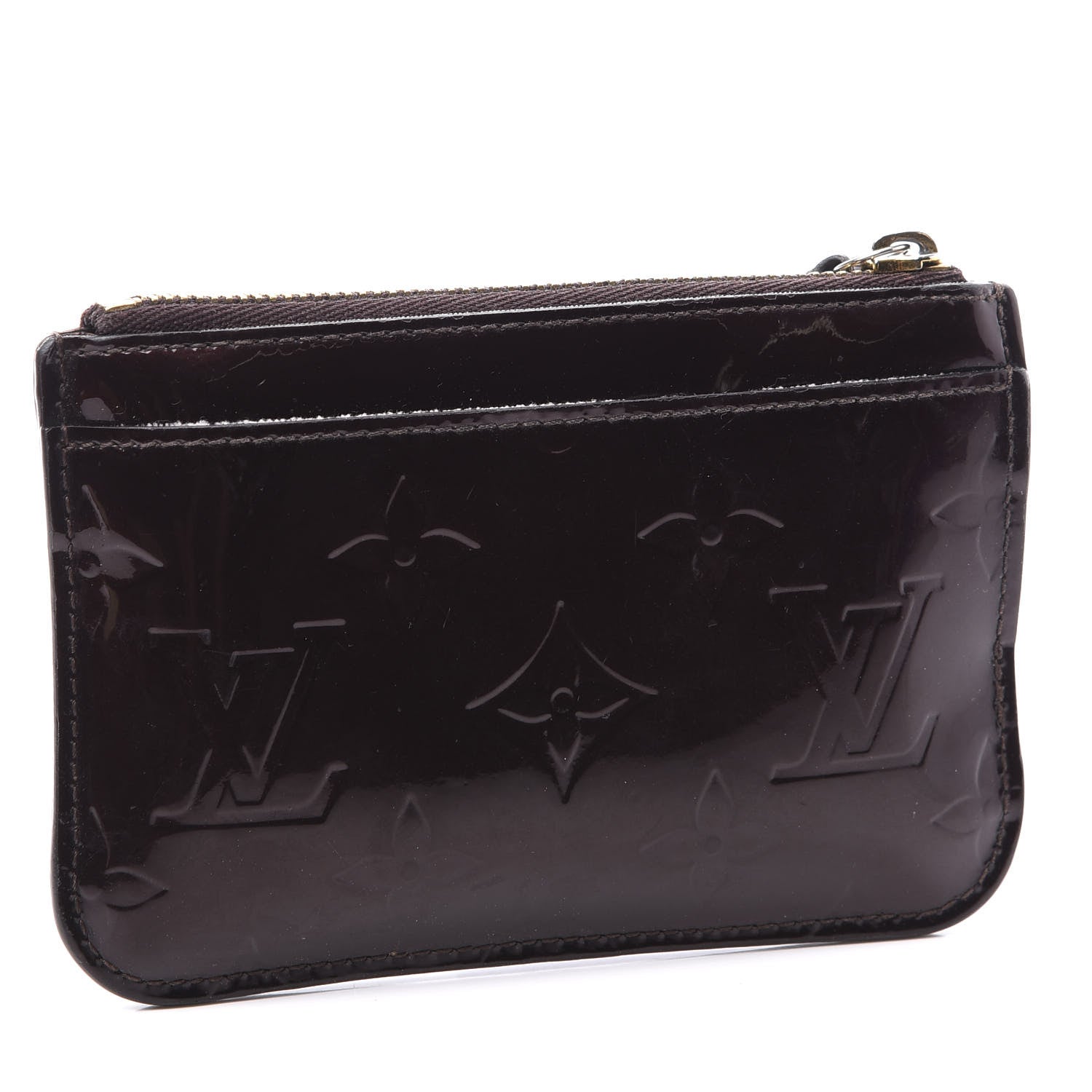 Louis Vuitton Vernis Key Pouch Amarante 3 of 8