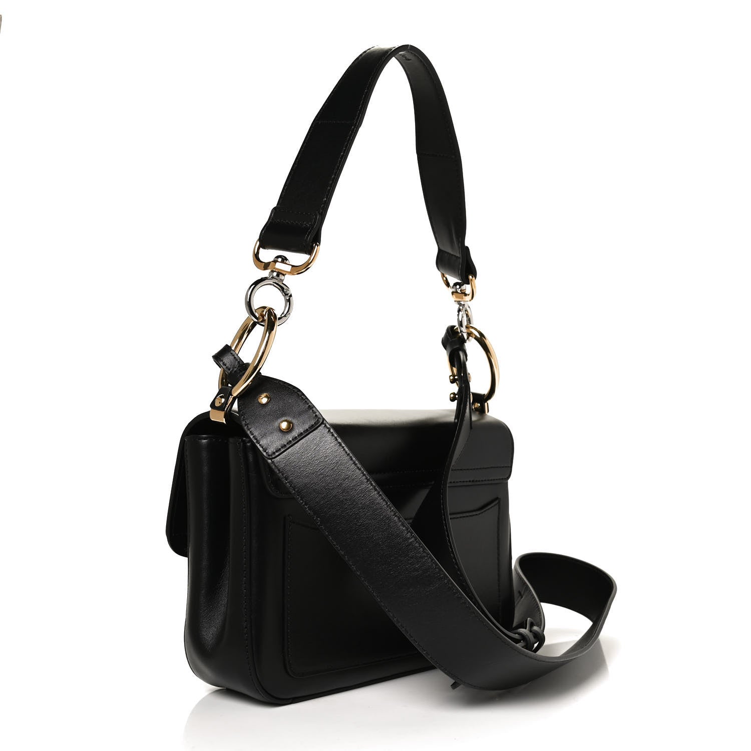 Chloe Calfskin Small C Double Carry Black 3 of 13