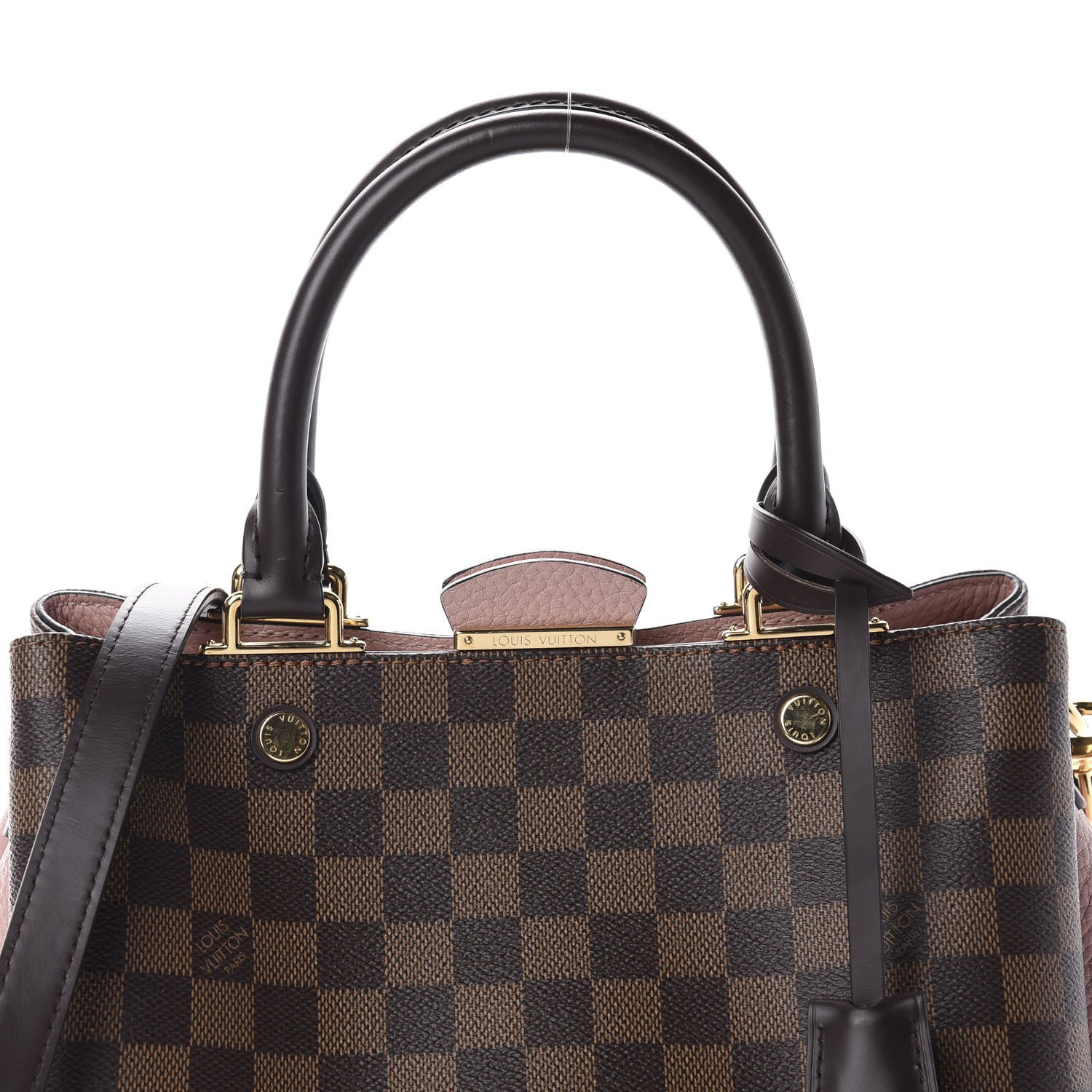 Louis Vuitton Damier Ebene Cuir Taurillon Brittany Magnolia 10 of 10
