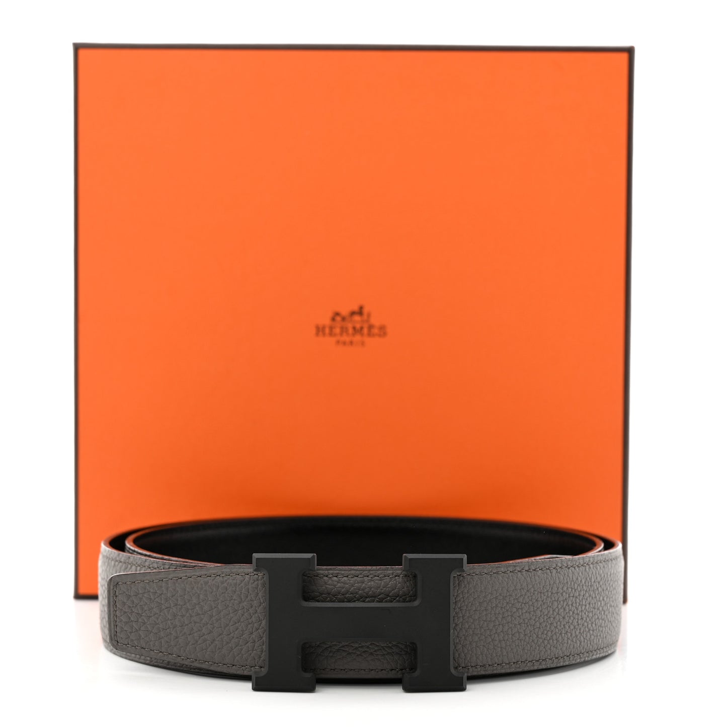 Box Togo 32mm Matte H Belt 100 Black Etain