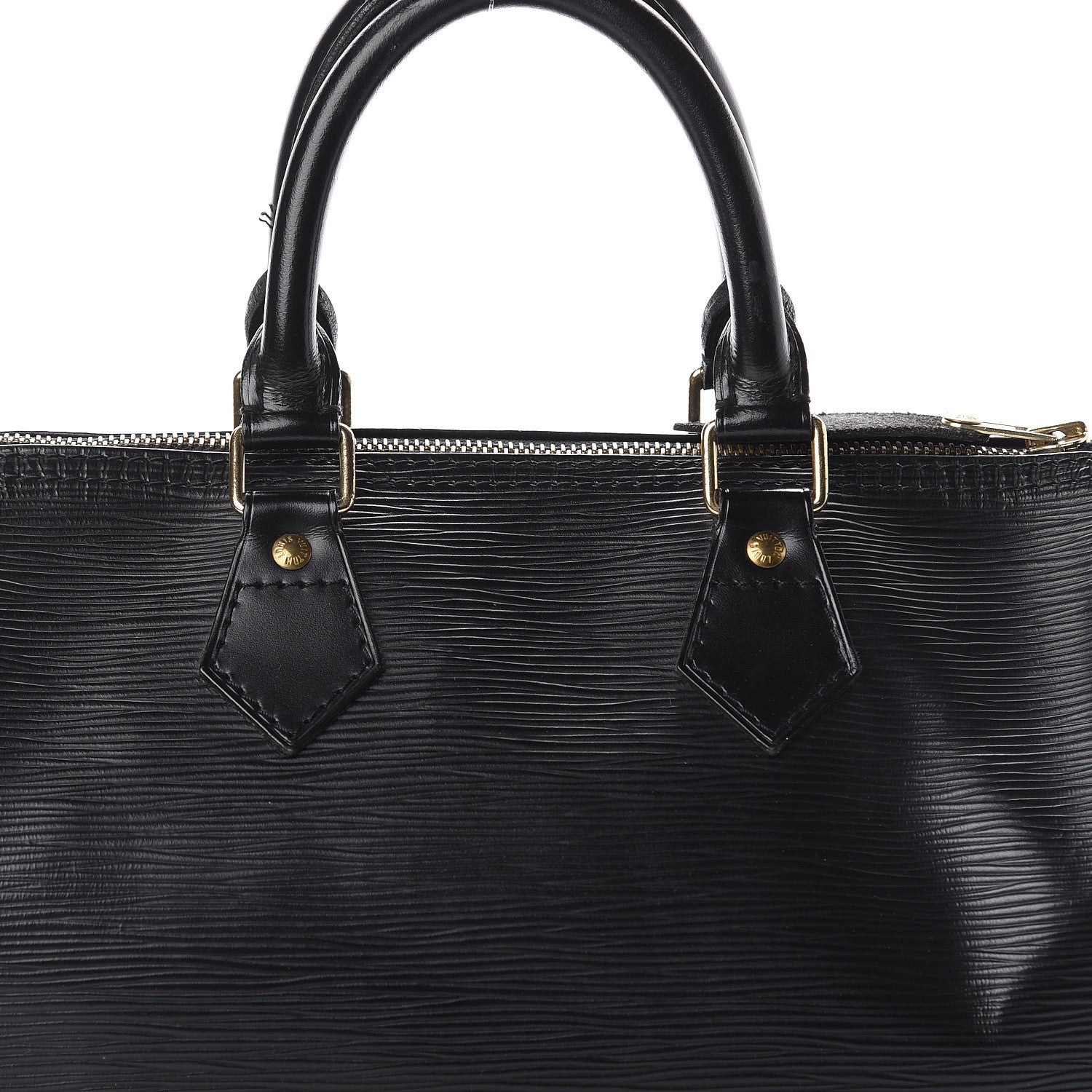Louis Vuitton Epi Speedy 25 Black 5 of 8