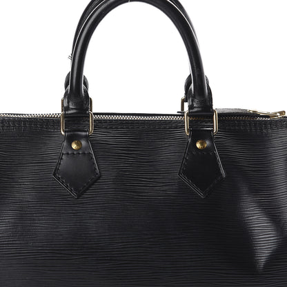 Louis Vuitton Epi Speedy 25 Black 5 of 8