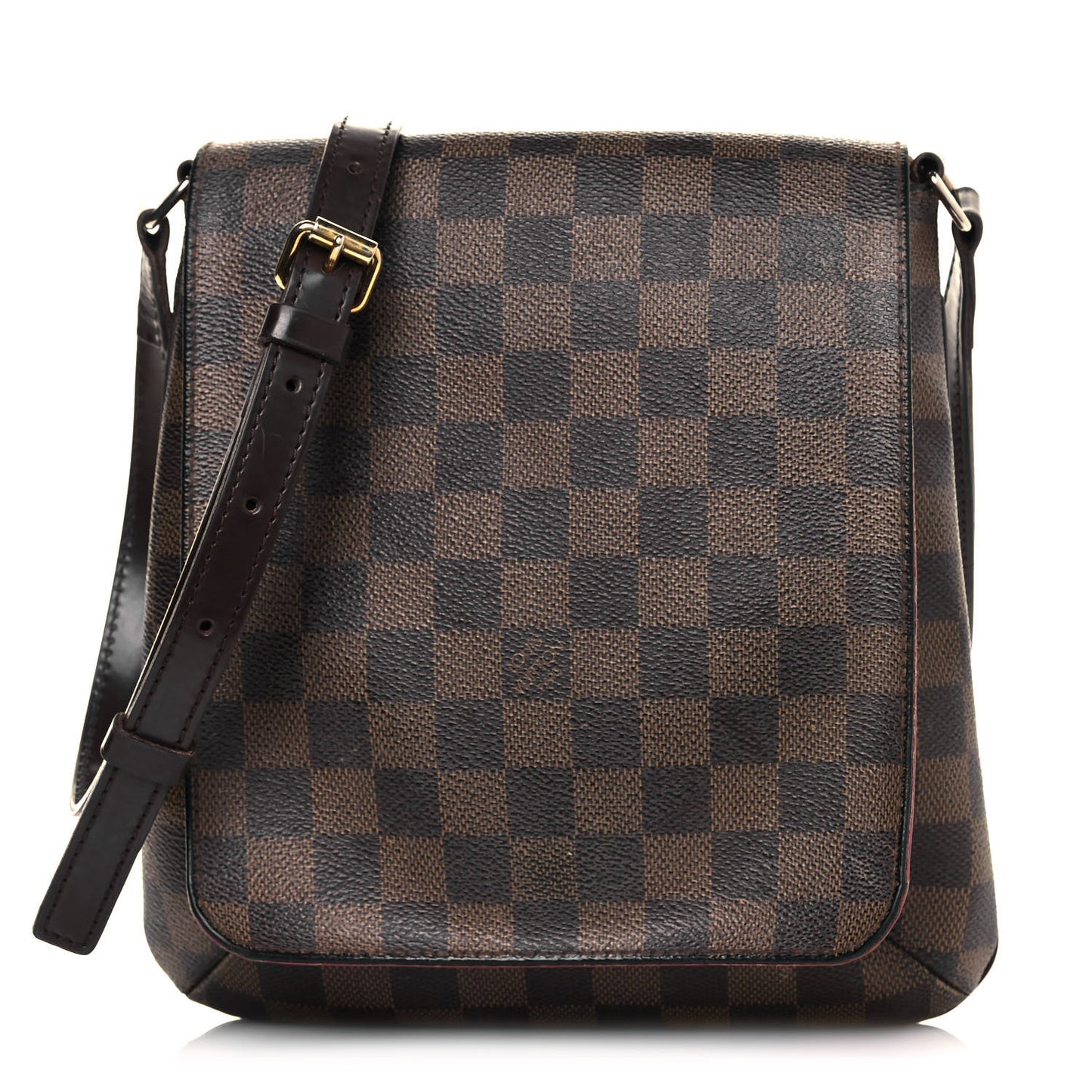 Damier Ebene Musette Salsa Long Strap