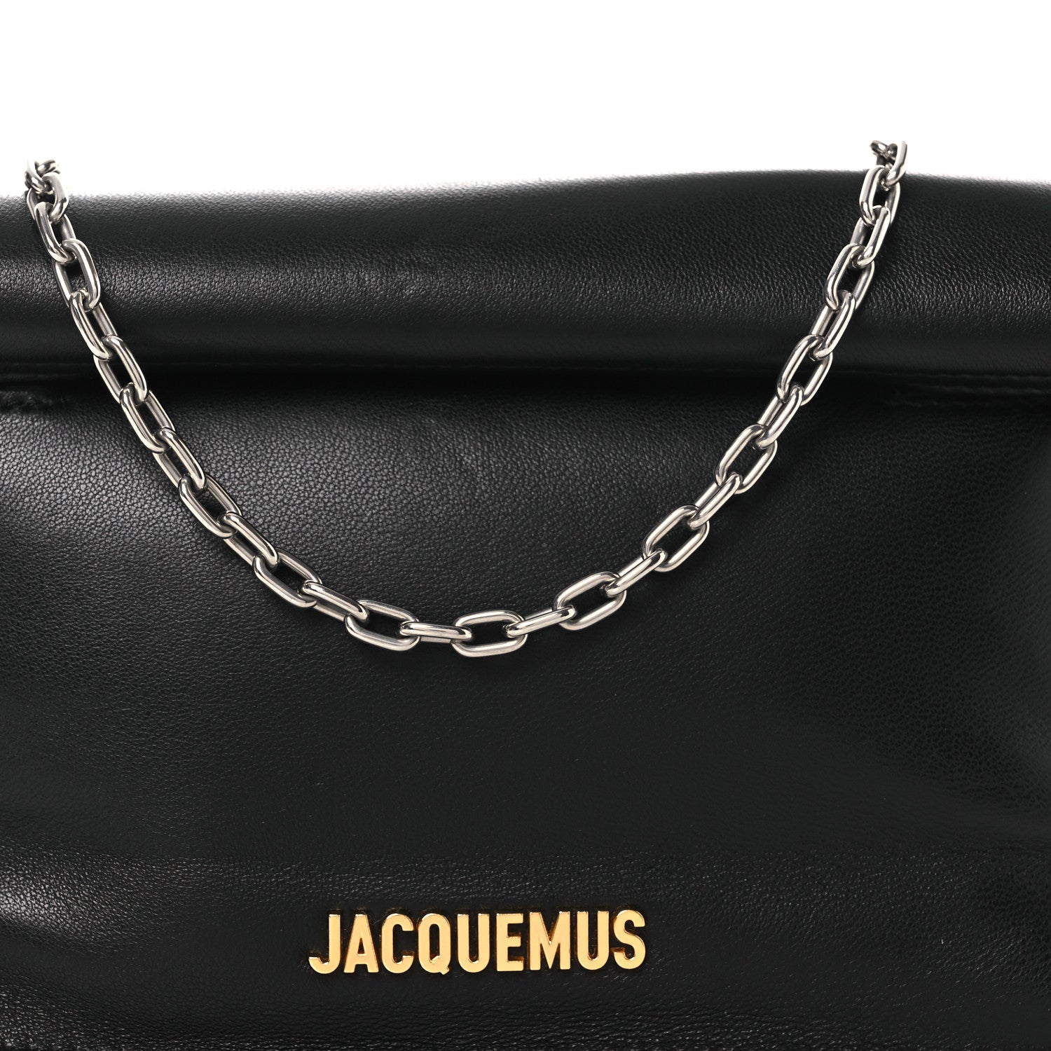 Jacquemus Smooth Calfskin La Pochette Rond Carre Black 11 of 18
