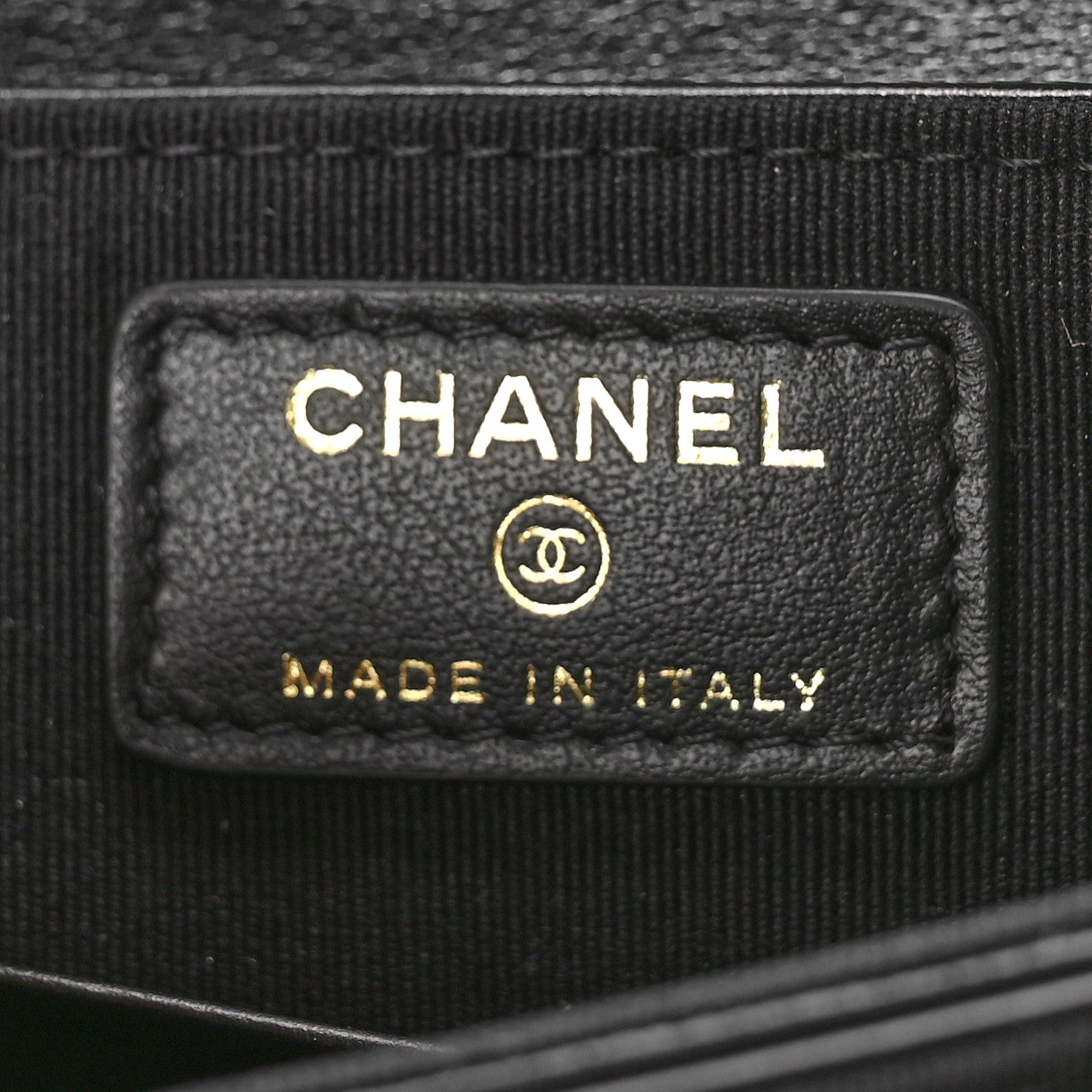 Chanel Shiny Lambskin Quilted Flap Phone Holder With Chain Black 6 of 10