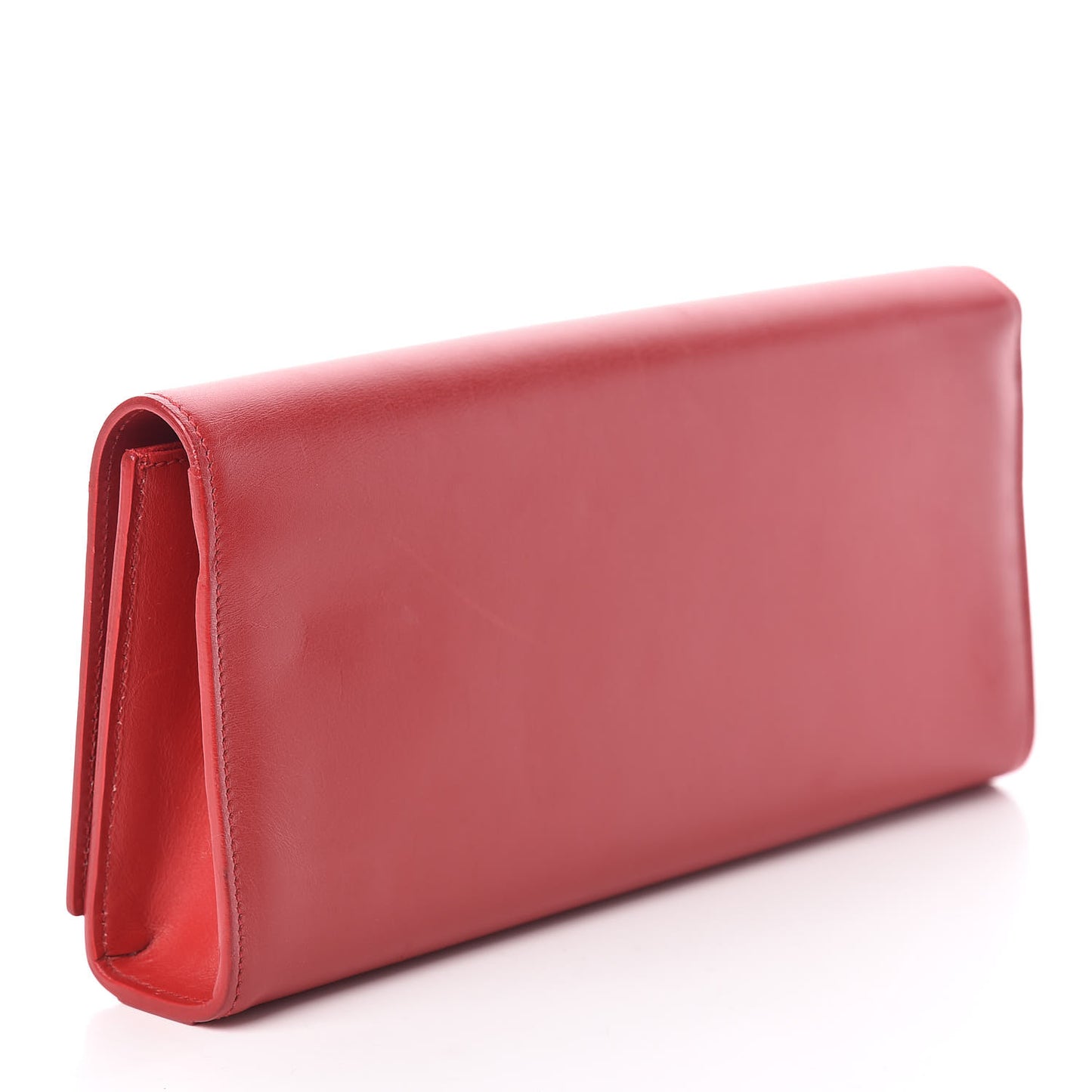 Calfskin Monogram Cassandre Clutch Rouge Orient