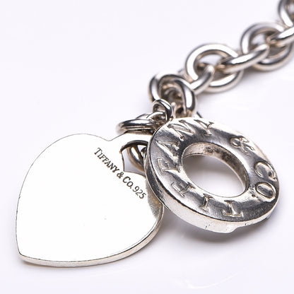 Tiffany Sterling Silver Heart Tag Toggle Bracelet 5 of 6