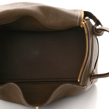 Hermes Taurillon Clemence Lindy 26 Etoupe 5 of 11