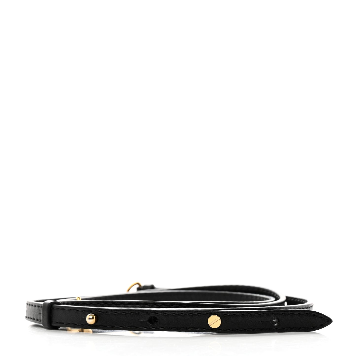Calfskin 16mm Adjustable Shoulder Strap Black