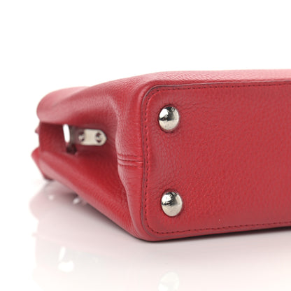 Louis Vuitton Taurillon Capucines BB Scarlet Red 7 of 14