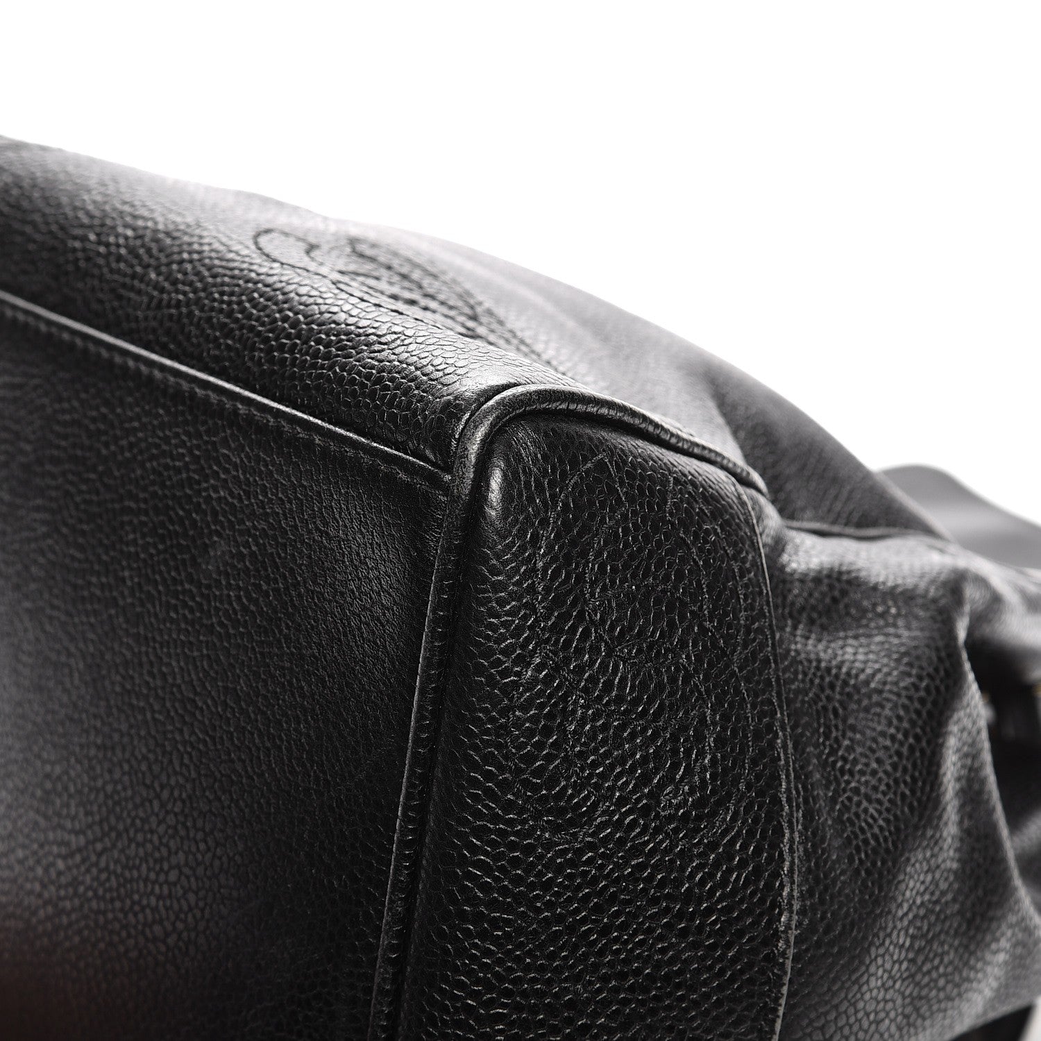 Chanel Caviar CC Drawstring Shoulder Bag Black 13 of 13