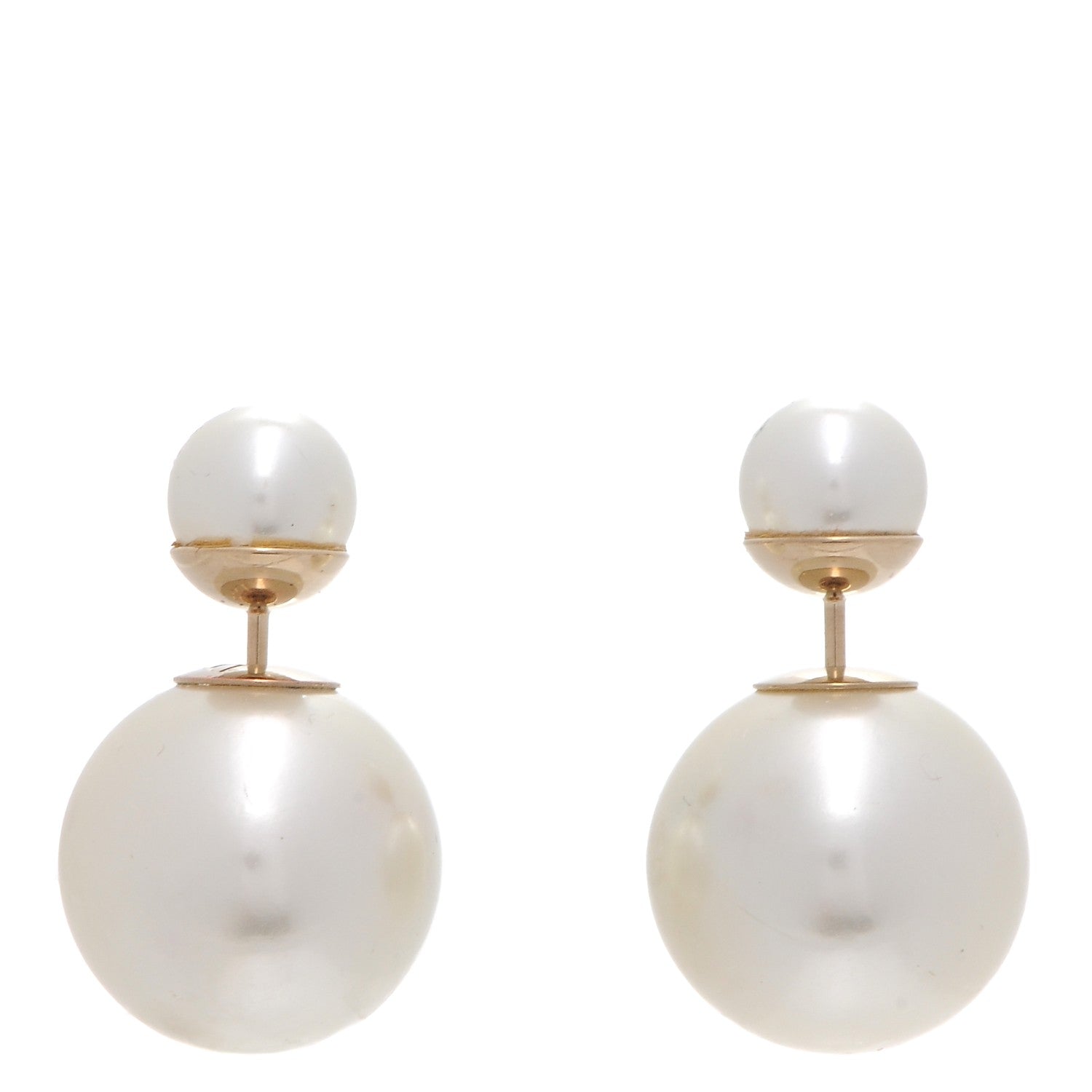 Christian Dior Pearl Mise En Dior Tribal Earrings 1 of 6