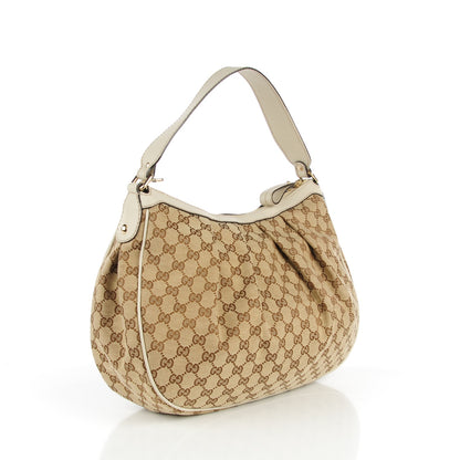 Gucci Monogram Medium Sukey Hobo Off White 3 of 7