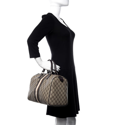 Gucci GG Plus Monogram Web Medium Joy Boston Dark Brown 2 of 10