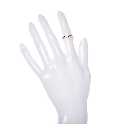 Tiffany 18K Rose Gold Diamond Elsa Peretti Wedding Band Ring 48 4.5 2 of 6