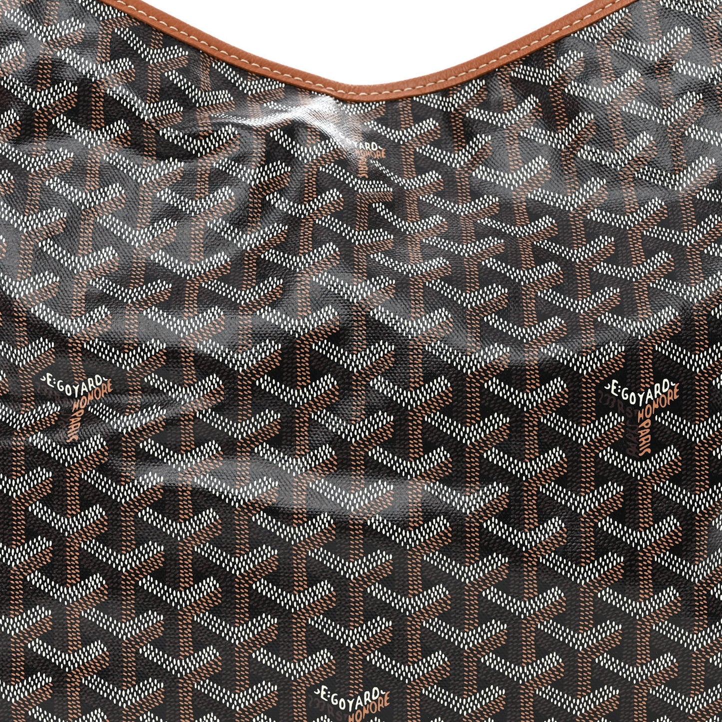 Goyardine Boheme Hobo Black Gold