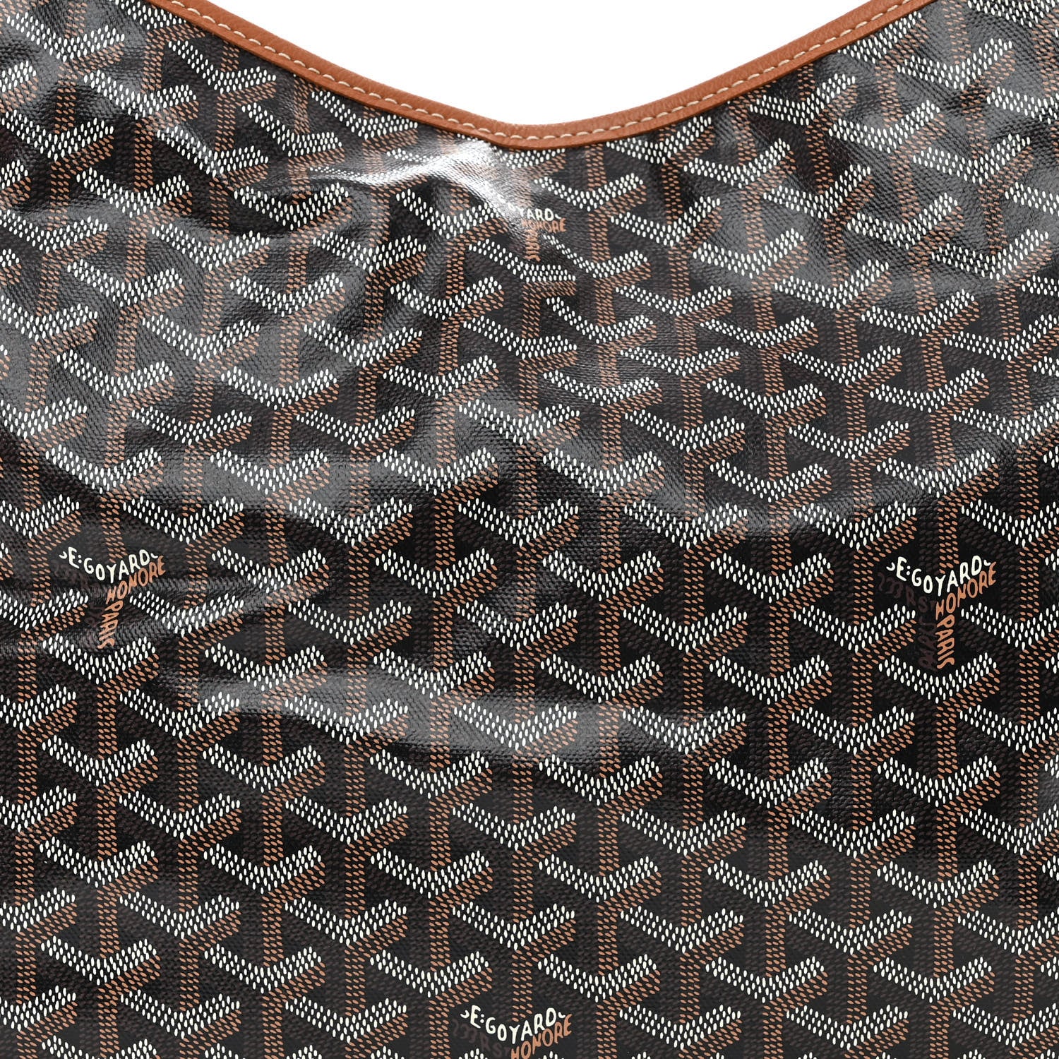 Goyard Goyardine Boheme Hobo Black Gold 10 of 12