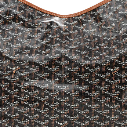 Goyard Goyardine Boheme Hobo Black Gold 10 of 12