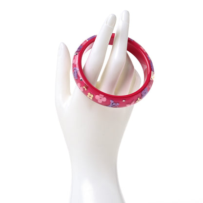 Louis Vuitton Resin Swarovski Large Inclusion Bracelet GM Rose Pop 2 of 4