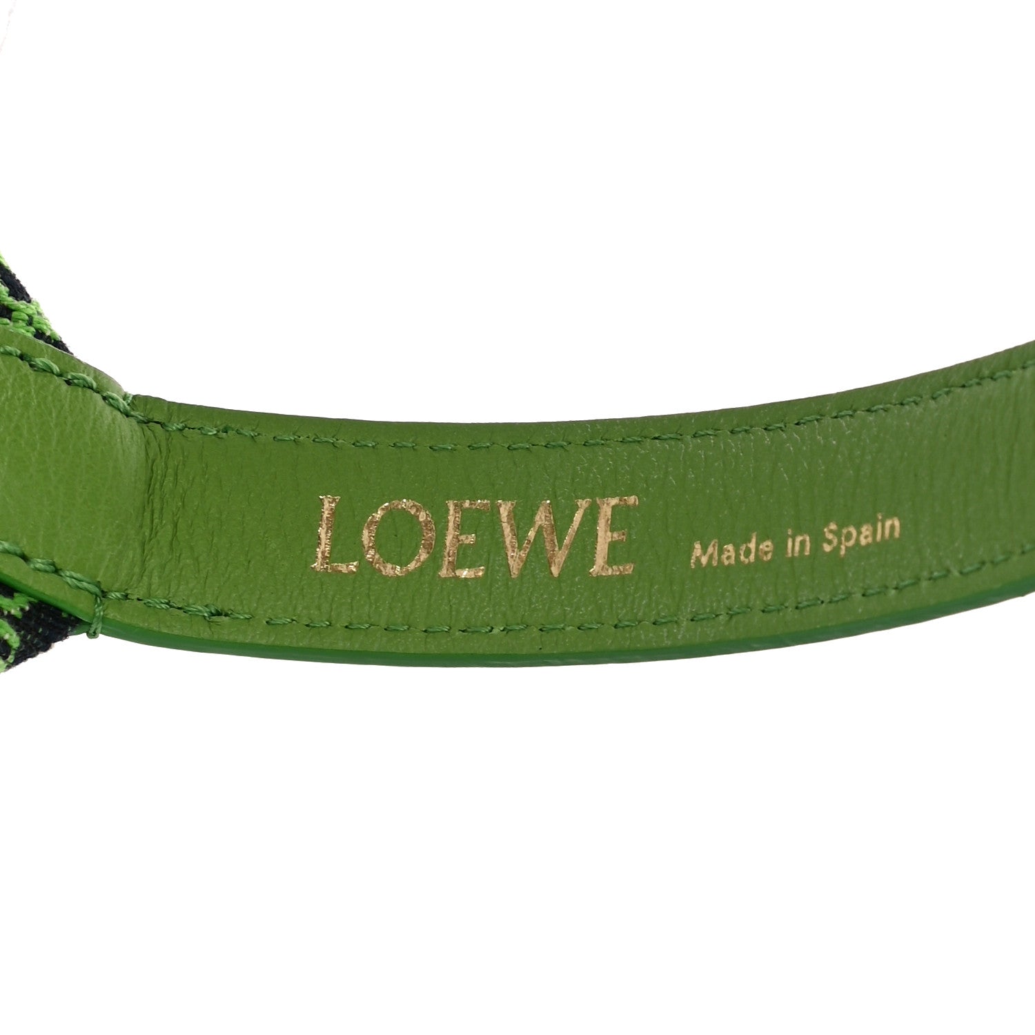 Loewe Jacquard Anagram Calfskin Small Cubi Bag Apple Green 7 of 11