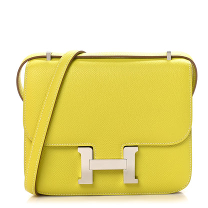 Hermes Epsom Constance 18 Lime 1 of 11