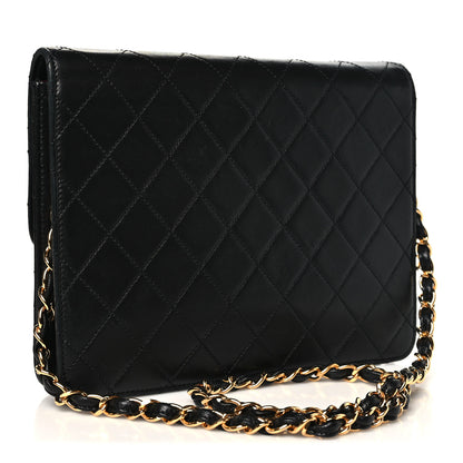 Chanel Lambskin Quilted Small Single Flap Bag Black 3 of 10