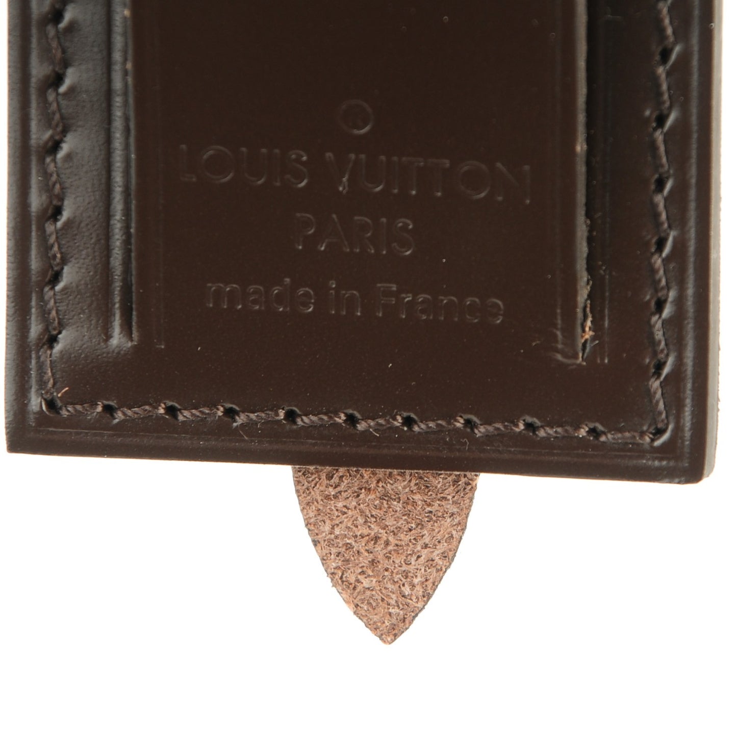 Calfskin Ebene Luggage Tag