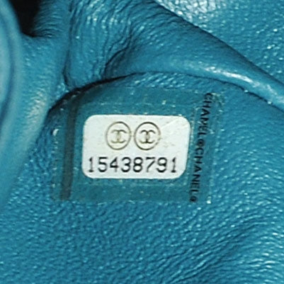 Chanel Lambskin Maxi Double Flap Turquoise 5 of 8