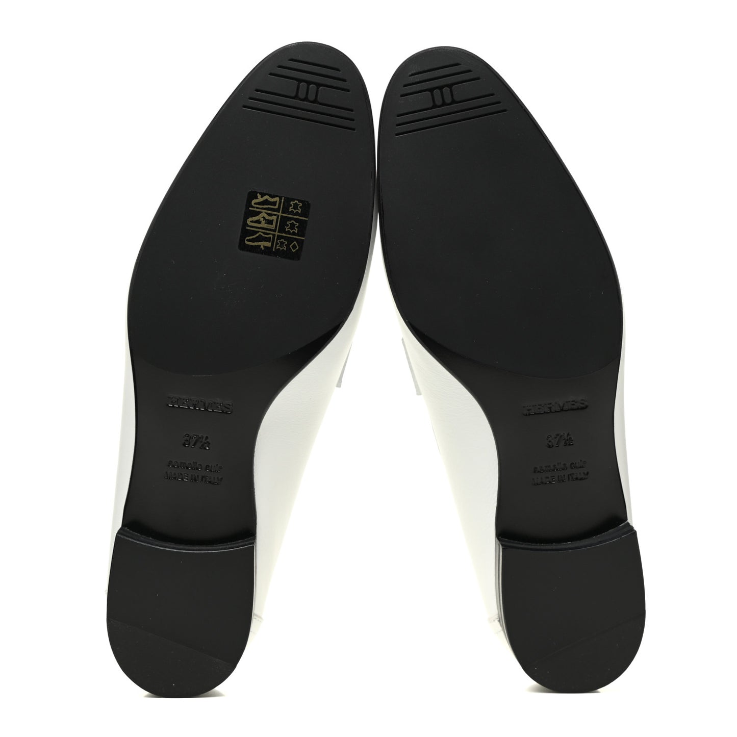 Calfskin Womens Royal Loafers 37.5 White