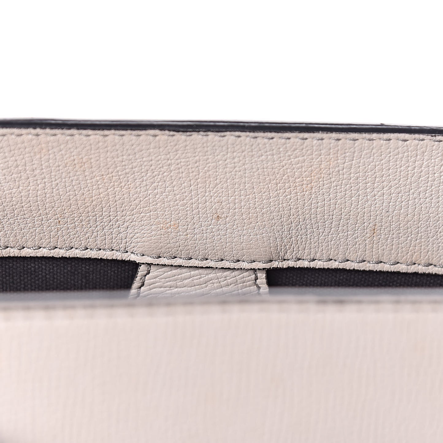 Derby Calfskin House Check Medium Banner Tote Pale Grey
