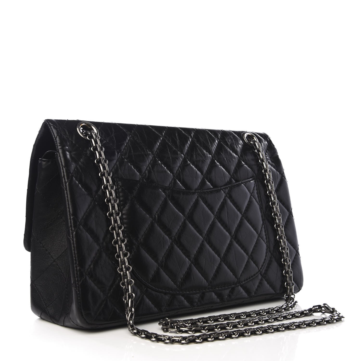 Chanel Aged Calfskin Quilted 2.55 Reissue 226 Flap Black 2 of 8