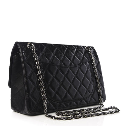 Chanel Aged Calfskin Quilted 2.55 Reissue 226 Flap Black 2 of 8