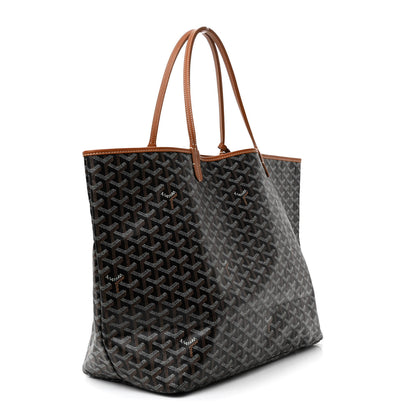 Goyard Goyardine Saint Louis GM Black Gold 4 of 10