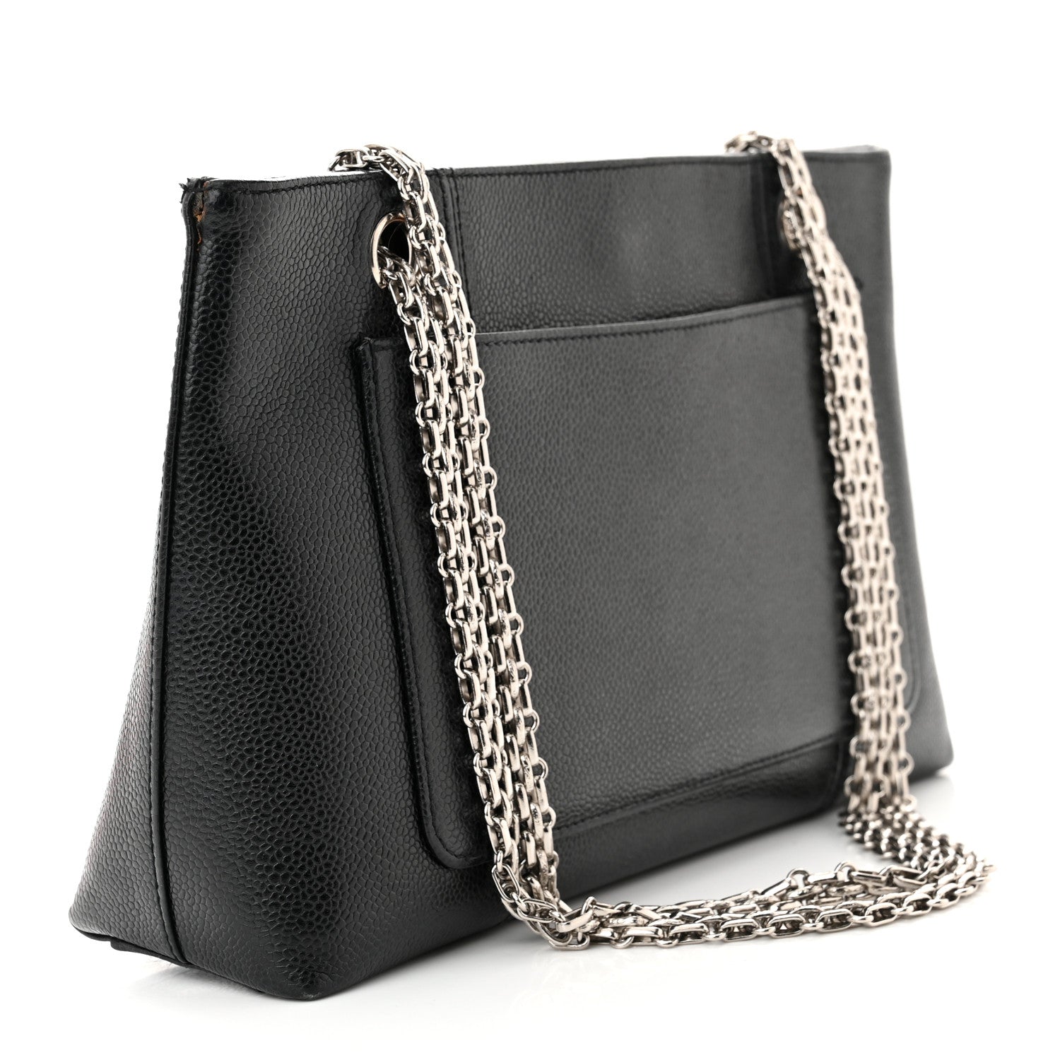 Chanel Grained Calfskin Bijoux Chain Shoulder Bag Black 3 of 12