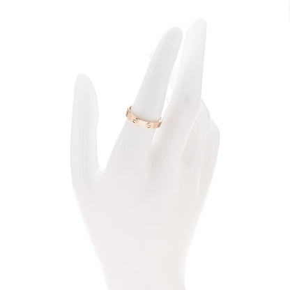 Cartier 18K Pink Gold 3.5mm LOVE Wedding Band Ring 55 7.25 2 of 4