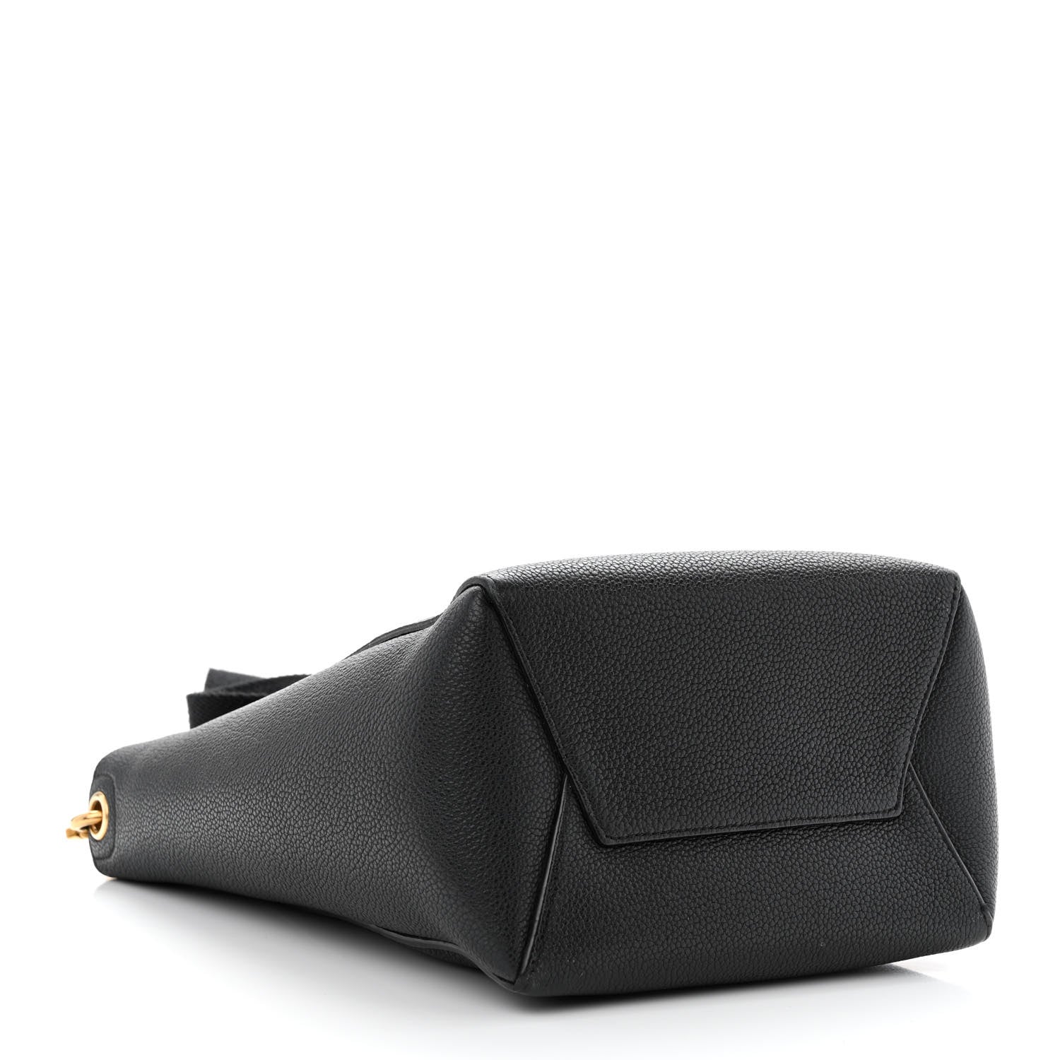 Celine Soft Grained Calfskin Small Sangle Bucket Bag Black 4 of 16
