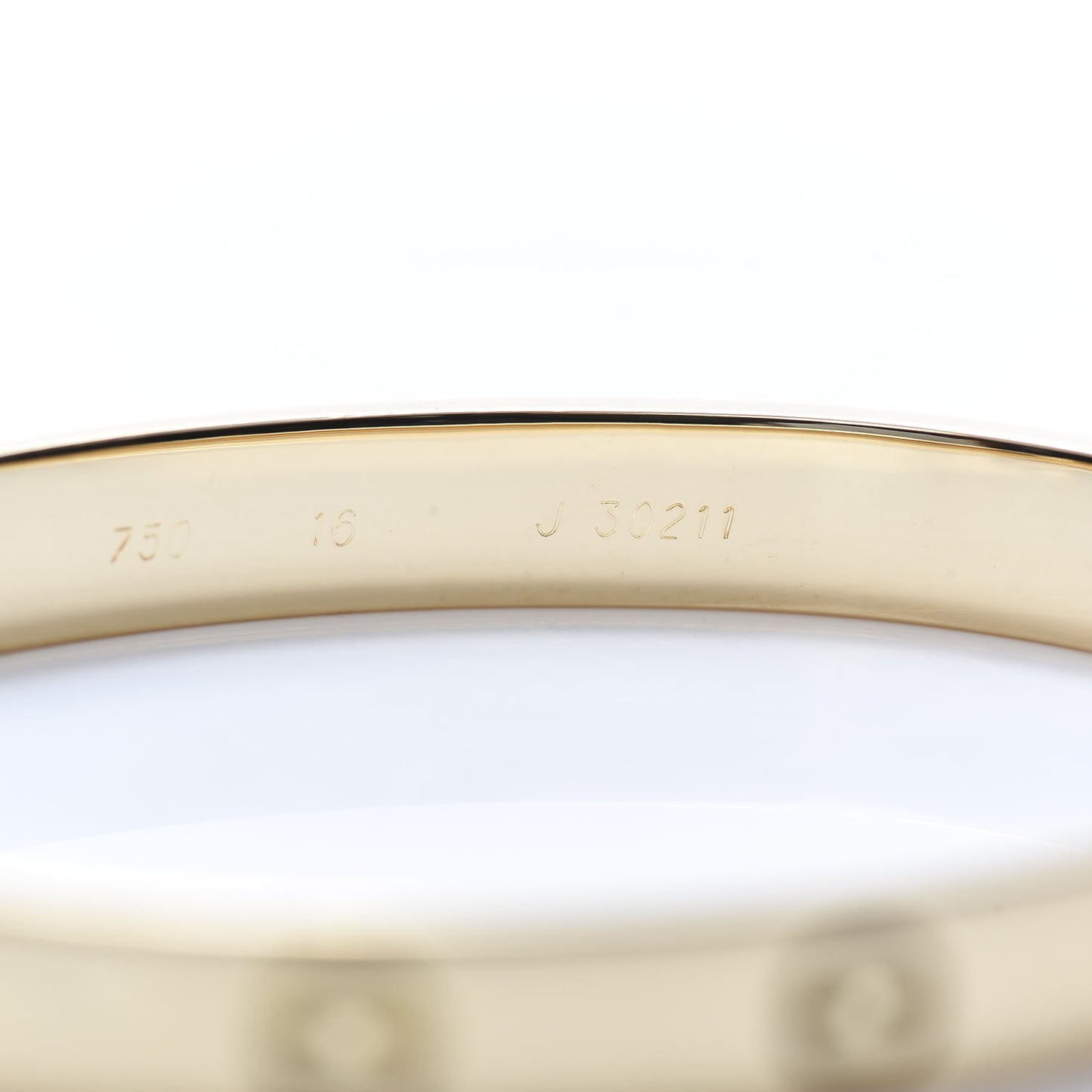 18K Yellow Gold LOVE Bracelet 16